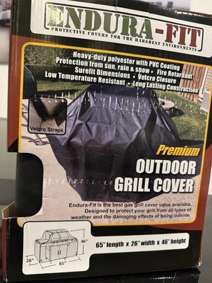 Endura - Fit Premium Grill Cover 65 Inch PVC Heavy Duty