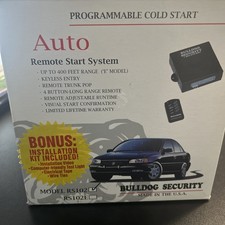 Bulldog Rs102 Security Remote Vehicle Start Starter Keyless Entry System Bulldog Rs102 Security Remote Vehicle Start Starter Keyless Entry System