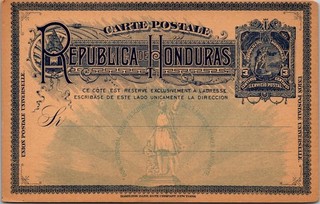 Dr Jim Stamps Honduras 1893 3C Columbus Postal Stationery Card Unused