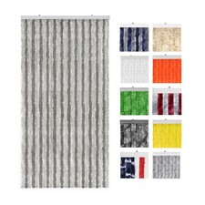 Flauschvorhang Türvorhang Insektenschutz Wohnwagen Camping Fadenvorhang Chenille