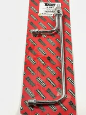 Trans-dapt 2197 Carburetor Chrome Fuel Feed Line, Holley 4150 4160, 3/8" Inlet