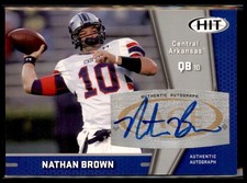 2009 SAGE HIT #A30 Nathan Brown Autographs Silver