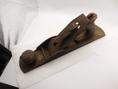 Vintage USA Number 5(Stanley?) Large Wood Jack Plane 14'' Overall