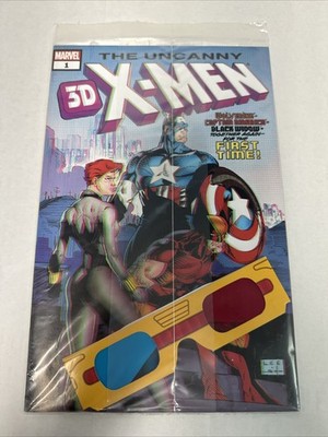 Uncanny X-Men 3D #1 (2019) | Sealed Polybag w/ 3D Glasses | Marvel | NM