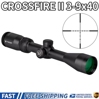 #ad #ad Vortex Crossfire II 3 9x40 Scope Dead Hold BDC MOA Reticle CF2 31007 $97.00