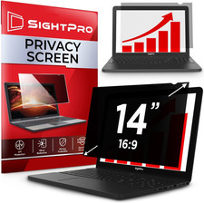 14 Inch 16:9 Laptop Privacy Screen Filter - Privacy Shield and Anti-Glare Protec