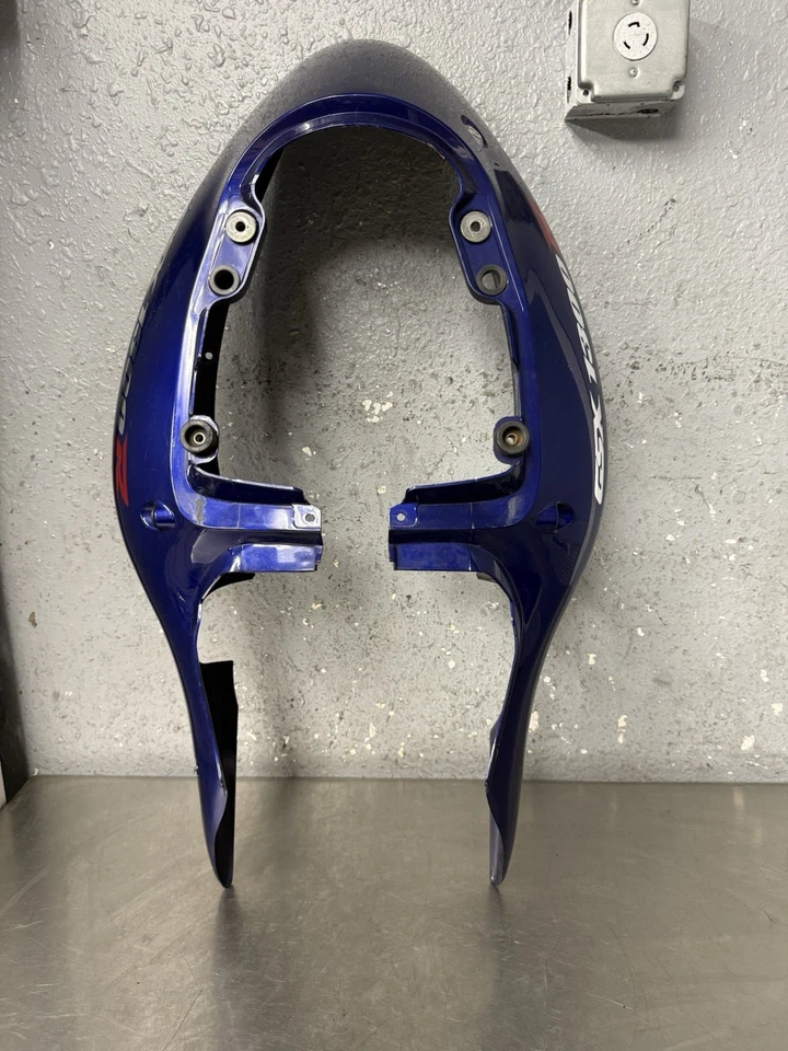 99-07 SUZUKI GSXR 1300 2000 HAYABUSA OEM CARENADO TRASERO PLÁSTICO AZUL Foto 3 de 4