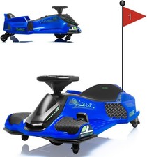 Drift Kart,24V Electric Go Kart for Kids 8 ,7Ah Battery 180W Brushless Motor