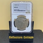 1928 Peace Silver Dollar NGC AU50