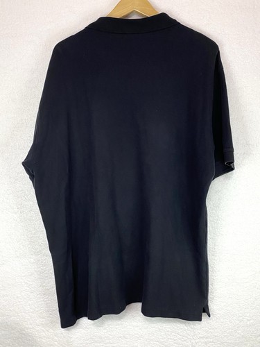 Vintage Patagonia Organic Cotton Polo Shirt Size XL Black Short Sleeve - Picture 2 of 8