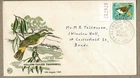 Australia 1964 WCS 6d Bird with Sheet No.  FDC Cover cd Clarence St.