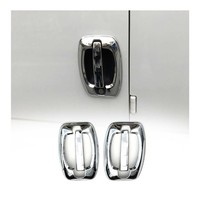 TüRgriff Blende TüRgriffkappen FüR Fiat Ducato 2006-2020 2-TüR Chrom Abs 4X