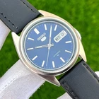 Vintage Seiko 5 Blue Sunburst Dial Automatic Japan Made Men’s Watch 7009-3041