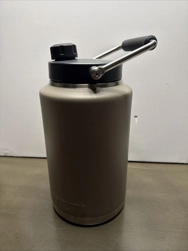 Yeti Rambler Half Gallon Jug Vacuum Insulated YETI Rambler 1/2 Gallon Vacuum Insulated Stainless Steel Magcap Sharptail Taupe