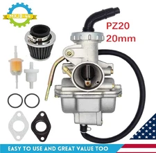PZ20 Carburetor For 49 50 70 90 100 110 125 135 cc ATV Quad Go kart SUNL TAOTAO