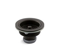 KOHLER Duostrainer 4-1/2 in. Sink Strainer in Matte Black K-R8799-C-BL