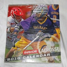 Inside Lacrosse 2016 Calander Brand New Unopened