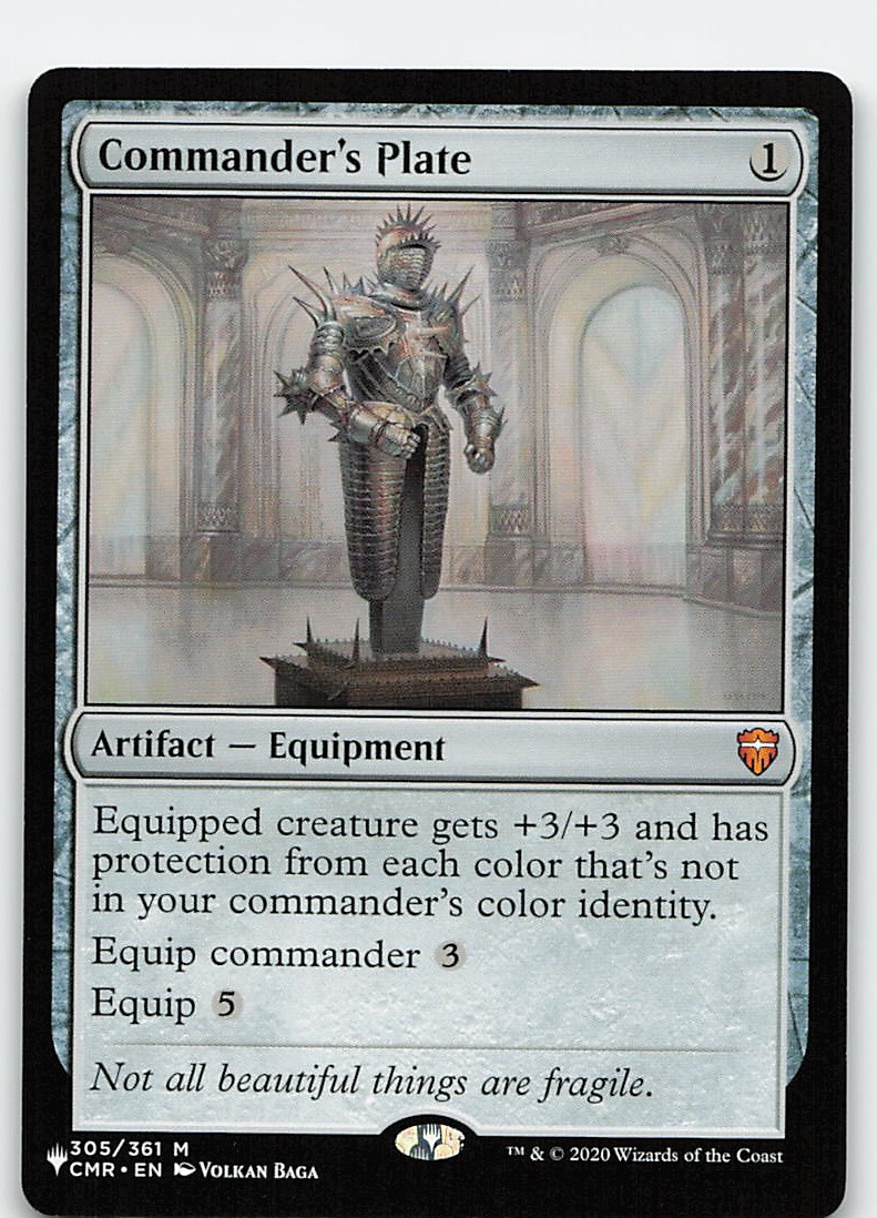 Magic: The Gathering Commander's Plate Commander Legends 305 NM