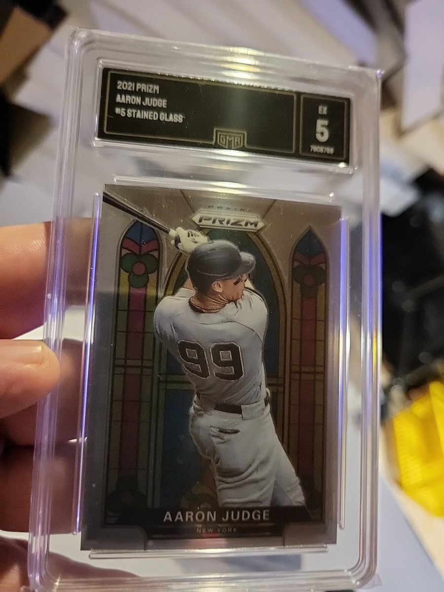 サイン入り　B面Judge / Jahvaneeze&Erika crymson 2022 Panini Mosaic Bang! Silver Mosaic Prizm #3 Aaron Judge