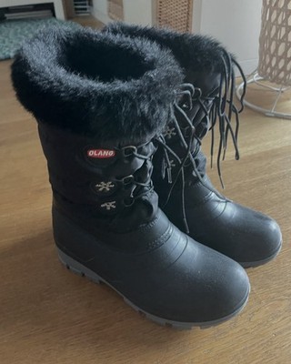 Damen Winterstiefel Schnee Stiefel Boots Olang Gr 37 38 Gefüttert - top Zustand 