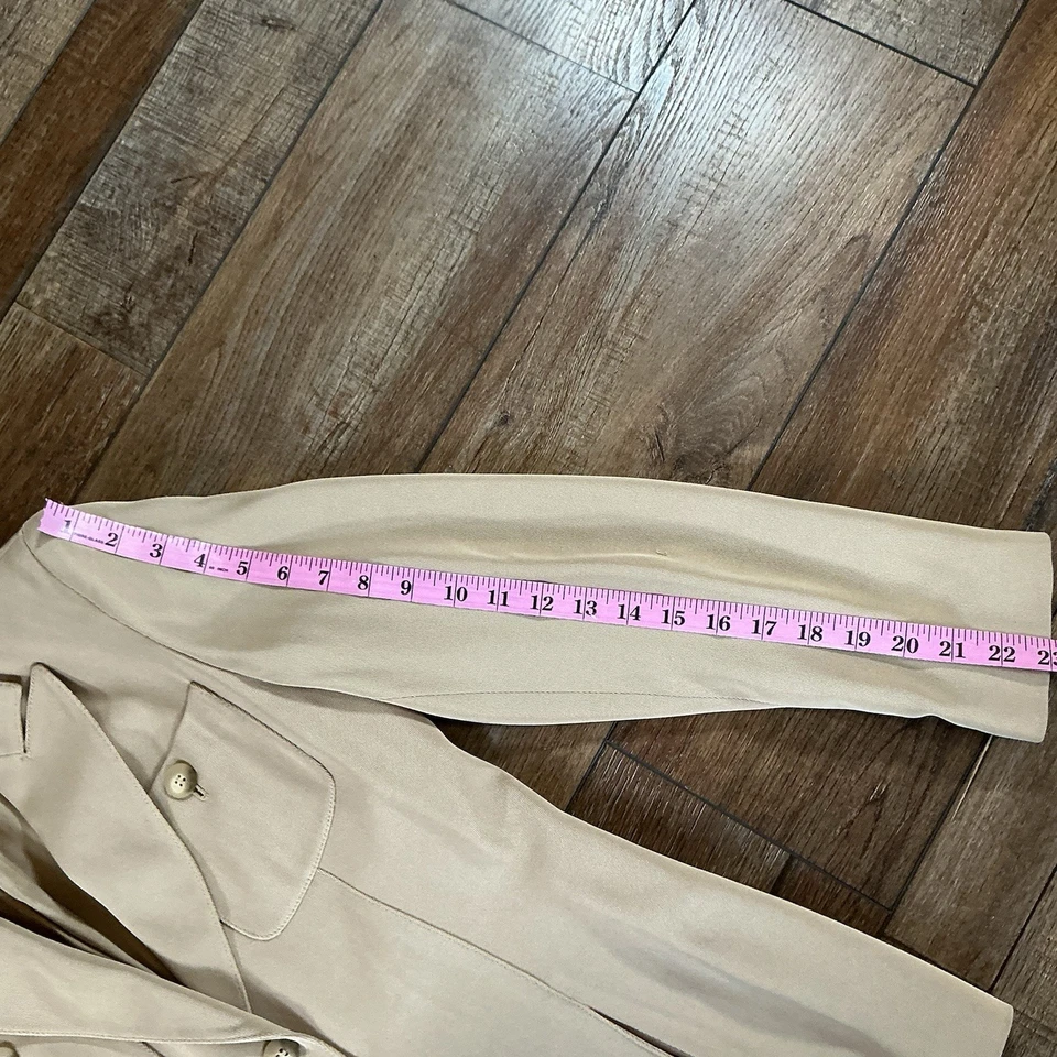 Conjunto Blazer Chaqueta Traje Kenar Para Mujer 2 Piezas Talla 6 y Falda Talla 8 Beige Tostado #23911 Foto 3 de 4