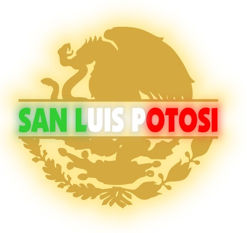 Pegatina reflectante San Luis Potosí con calcomanía de vinilo escudo de armas mexicano - Imagen 2 de 3