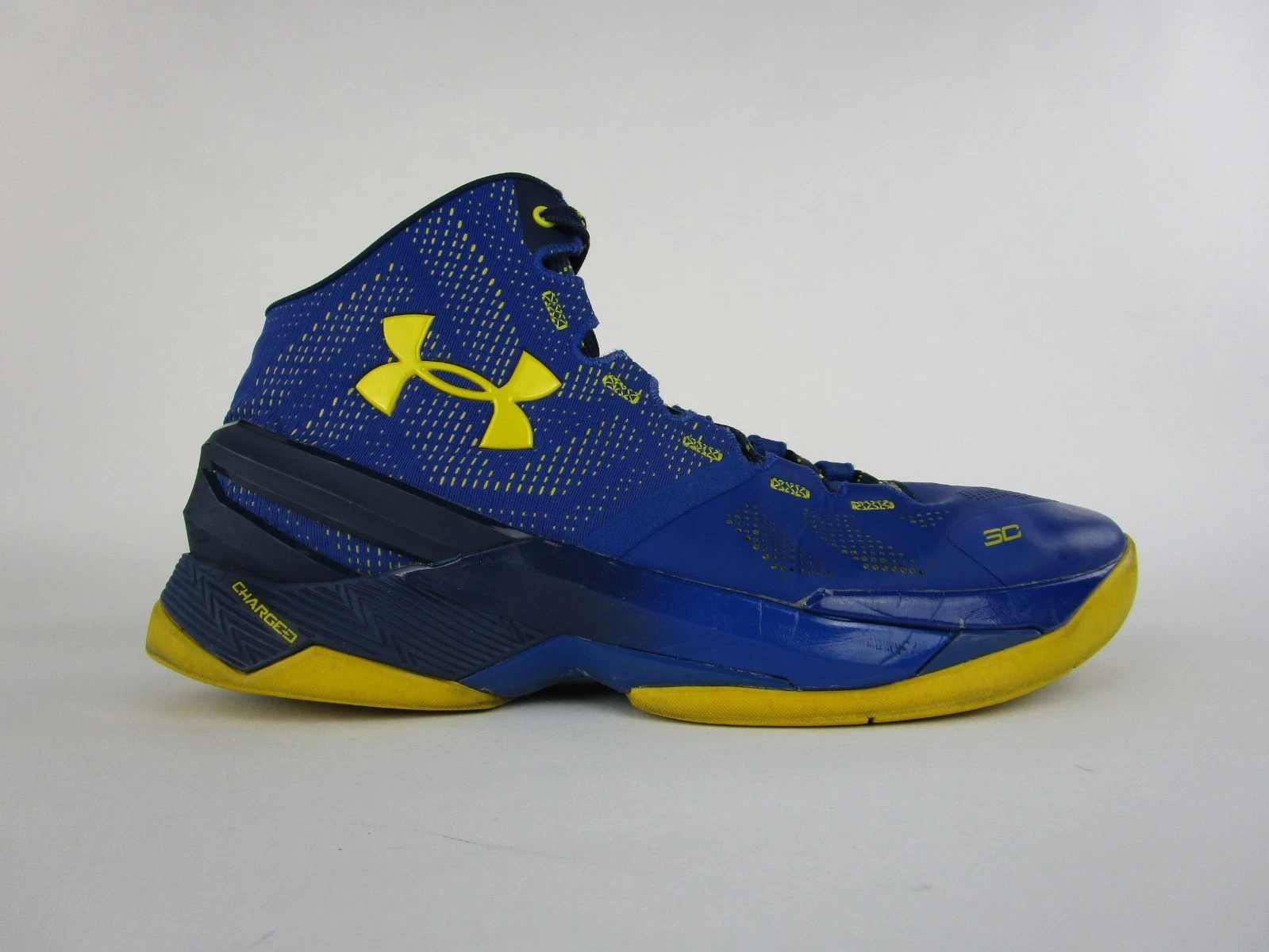 Under Armour Men's Curry 2 Dub Nation Away 1259007-422 Shoes Sneakers Size 11
