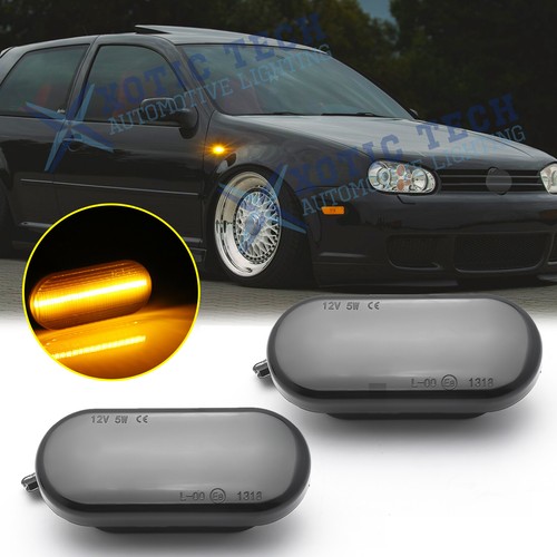 Sequential LED Side Marker Signal Light for VW Beetle B5 MK4 Golf Jetta