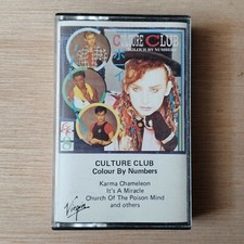 Culture Club -Colour By Numbers- Rare Malaysia Cassette