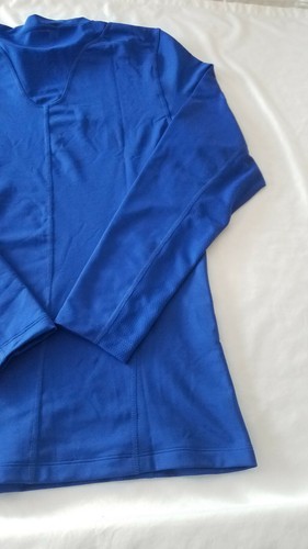 BOYS Russell Dri Power Long Sleeve Fitted POLYESTER Shirt Size XLARGE XL BLUE - Picture 10 of 11