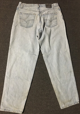 Vtg 90s Levi's Silvertab Loose Faded Distress Jeans 36/34
