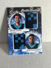 2023 Donruss    Rookie Sweater Rare Patch Mint SSP NFL   RC  BRYCE YOUNG MINGO