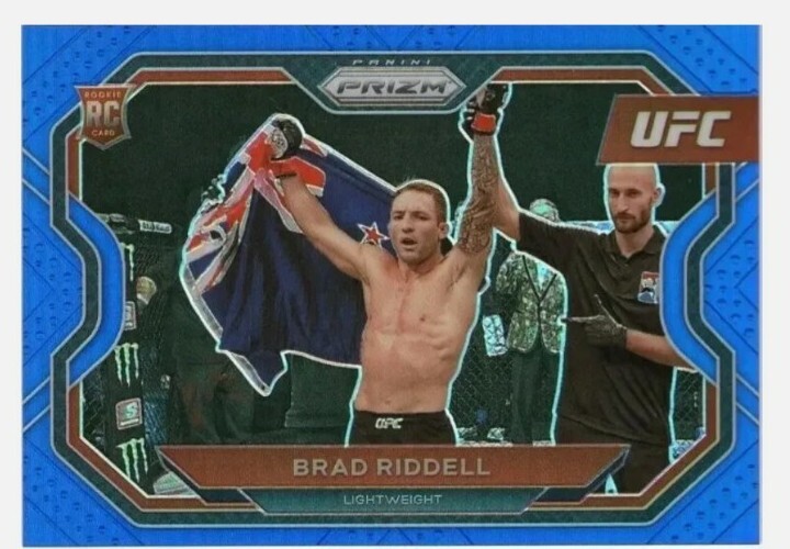 2021 Panini UFC Prizm Brad Riddell Rookie #028/199 RC Card Blue Prizm