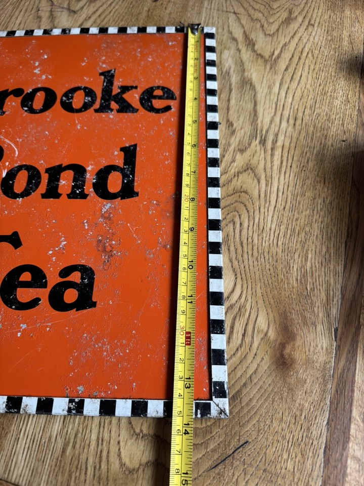 Original small Brook Bond enamel sign eBay