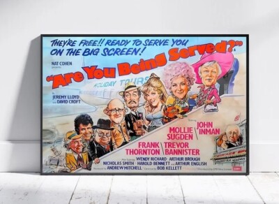 Are You Being Served Vintage Movie Poster, Custom Poster