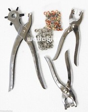 Leather Hole Punch Eyelet Snap Setting Plier Set Customizing Repairing 78pc