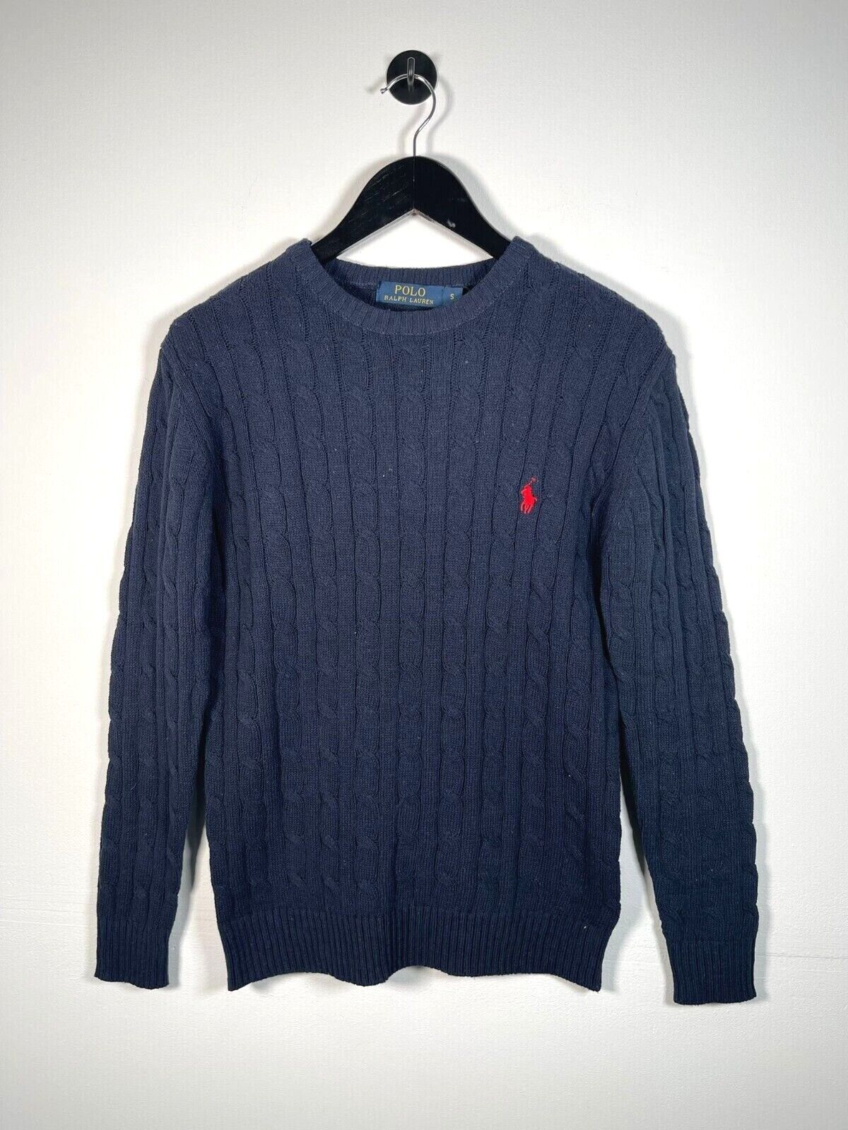 Crew Neck Jumper,Navy-Slight Defect 