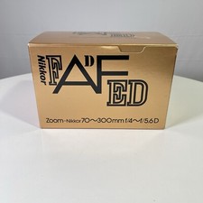 Nikon Nikkor AF 70-300mm f4-5.6 D ED Lens BOX AND PACKAGING ONLY