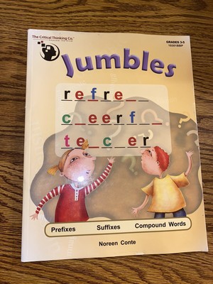 Jumbles Prefixes Suffixes Compound Words By Noreen Conte. Great Con, Ships Free!