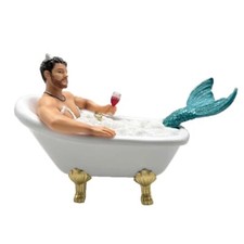 December Diamonds 55-55477 Mr. Bubbles Merman Ornament, 7 Inches