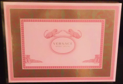 VERSACE BRIGHT CRYSTAL 4 PC GIFT SET SHOWER GEL/BODY LOTION/2 EAU DE TOILETTE