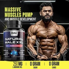 Natural Testosteron Booster - Increase Energy, Improve Muscle Strength & Growth