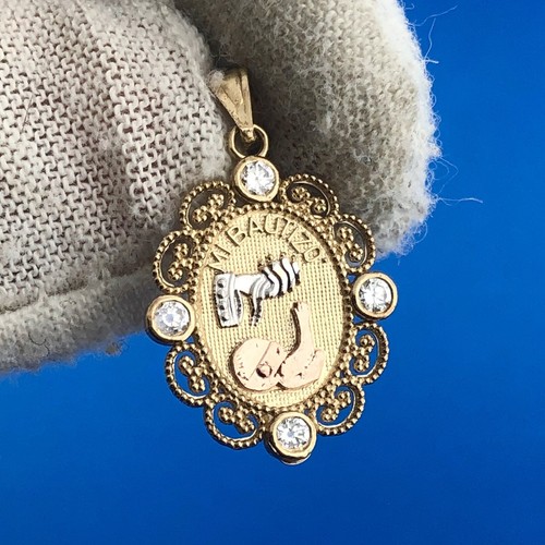 Bless Baptism Oval Filigree Pendant | eBay