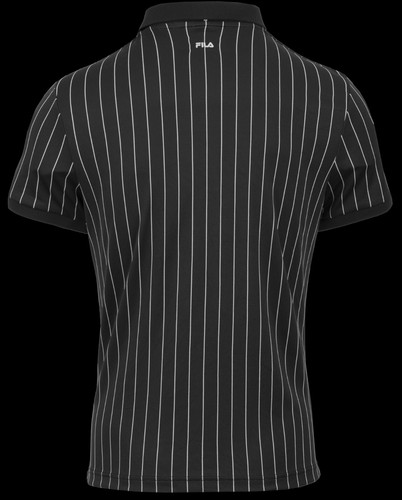 FILA Bjorn Borg Heritage Polo Negro EEUU Abierto Performance Tenis Camisa - Imagen 4 de 11
