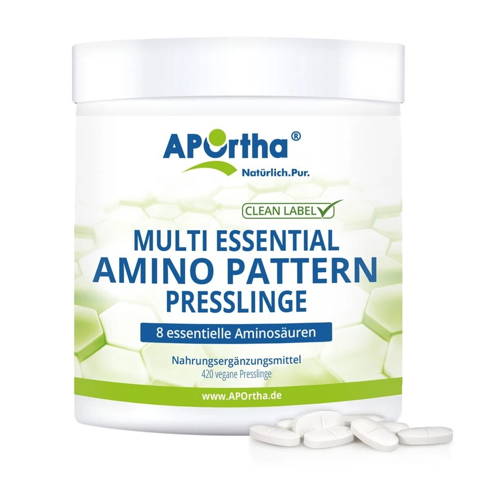 APOrtha Multi essential Amino Pattern, 420 Presslinge mit 8 Aminosäuren