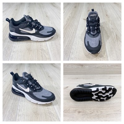 Menâs Nike Air Max 270 React Size-9 Black White Grey Running (AO4971 001) | eBay