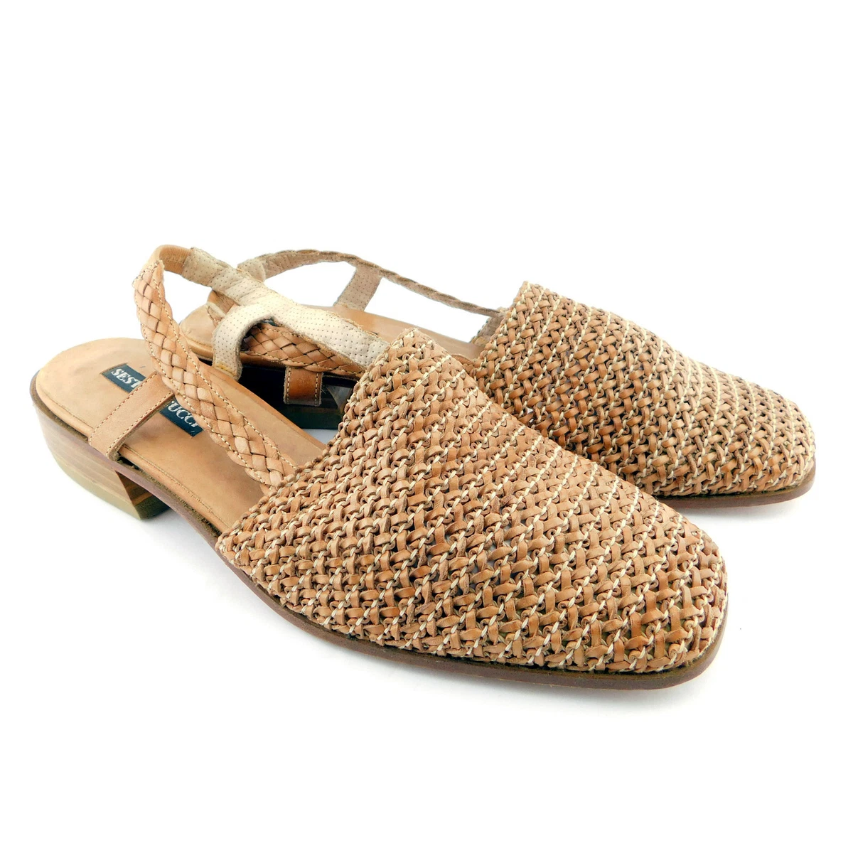Wide slingback flats cheap