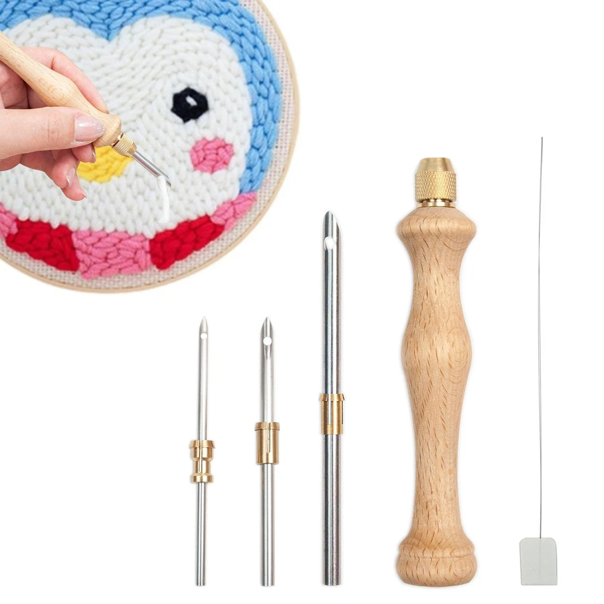 Household Embroidery Punch Needle Set Sewing Poke Embroidery Punch