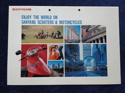 Sanyang Scooter Pure 50 Enjoy 50 Fancy Feel Big  Passing Bonus Prospekt 1994