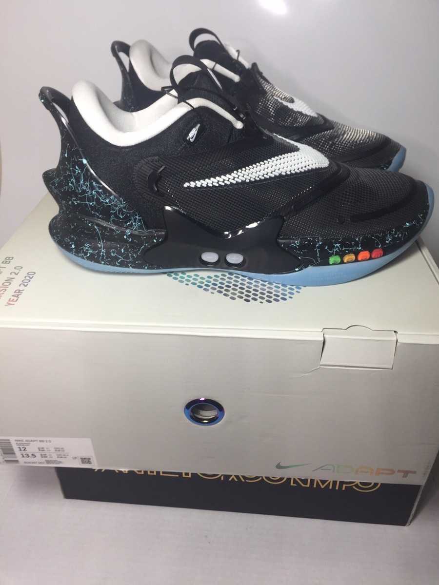 Nike ADapt BB 2.0 Black Mag BQ5397-002 26.5 CM Size 12 Sneakers | eBay 